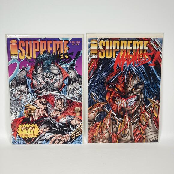 12 Book Lot Supreme Vol1 0 & 10-20 Liefeld, Hathaway, Fraga | VG+ B&B Image 1994 - Picture 6 of 7